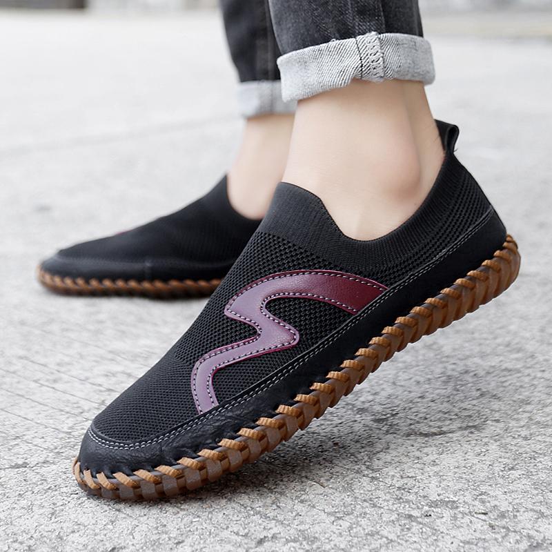 Fashion Breathable Men Slip-On Loafers 2025 Men's Breathable Mesh Sneakers Lightweight Walking Shoes Fashion Casual Sports Shoes for Men