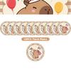 Capybara Decoration Birthday Party Favors Tableware Set Cup Plate Balloons Gift Bags Happy Banner Cake Topper Supplies for Girls