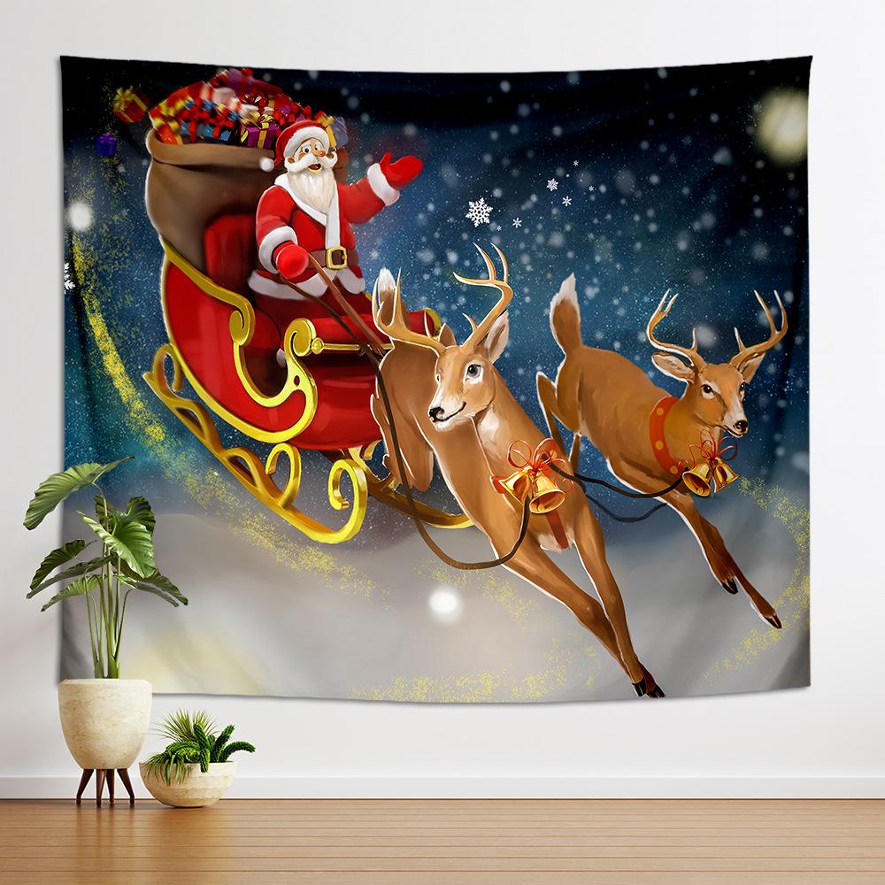Christmas home decoration tapestry wall tapestry European style scene background cloth bohemian tapestry tapeçaria de natal