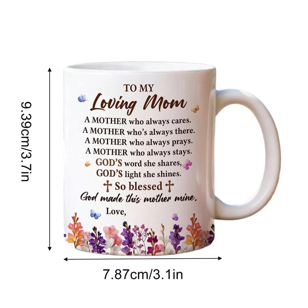 Ceramic Coffee Mug 330ml Beverage Mug Desktop Beverage Cup for Dining Room Living Room Cafe Home Mother's Day Birthday Tea Hot