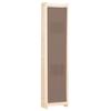 6 Panel Room Divider Brown 240 X 170 X 4 Cm Fabric