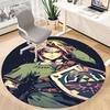 1pc THE LEGEND OF Office Round Area Rug, Under Office Chairs Bedroom Living Room Home Decor, Room Decoa1016255