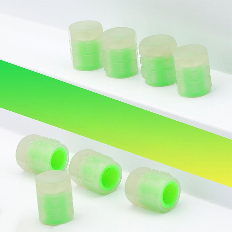 For Nissan MBQ14Pcs Car Tire Valve Cap Luminous Valve Core Cover Universal For Nissan GTR Juke Qashqai Patrol Leaf X-Trail Micra Sentra Altima