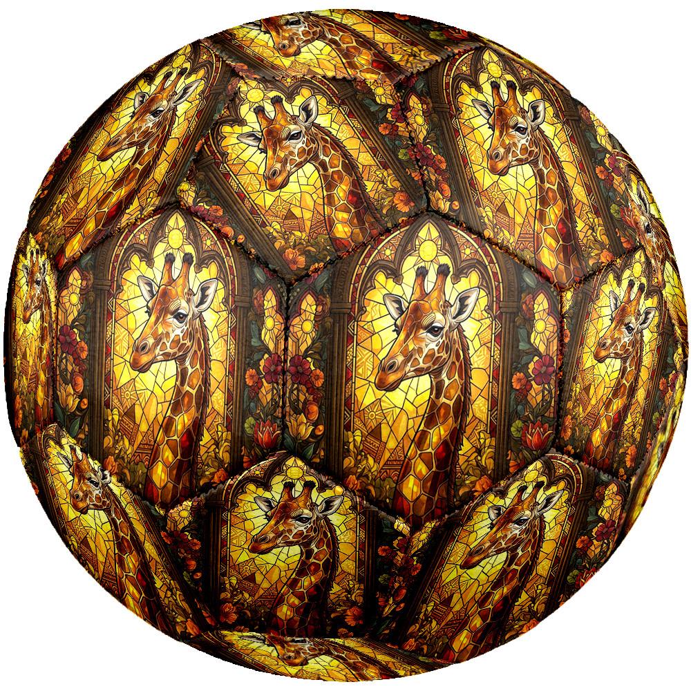 1pc Giraffe Glass Durable Size 5 Soccer Ball Professional Match Training Football Indoor &Outdoor Sports Ball p60178