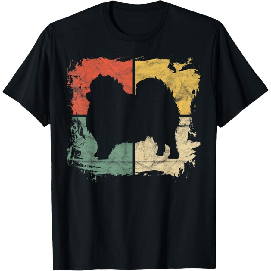 

Square Retro Pomeranian Owner Gift Dog Parent Pompom Dad Mom Men Women Kids T-Shirt XXXXXL чёрный