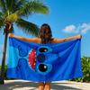 Cute Stitch Quick Drying Bath Towel Microfiber Beach Towel Light Weight Swimming Camping Yoga Beach Out