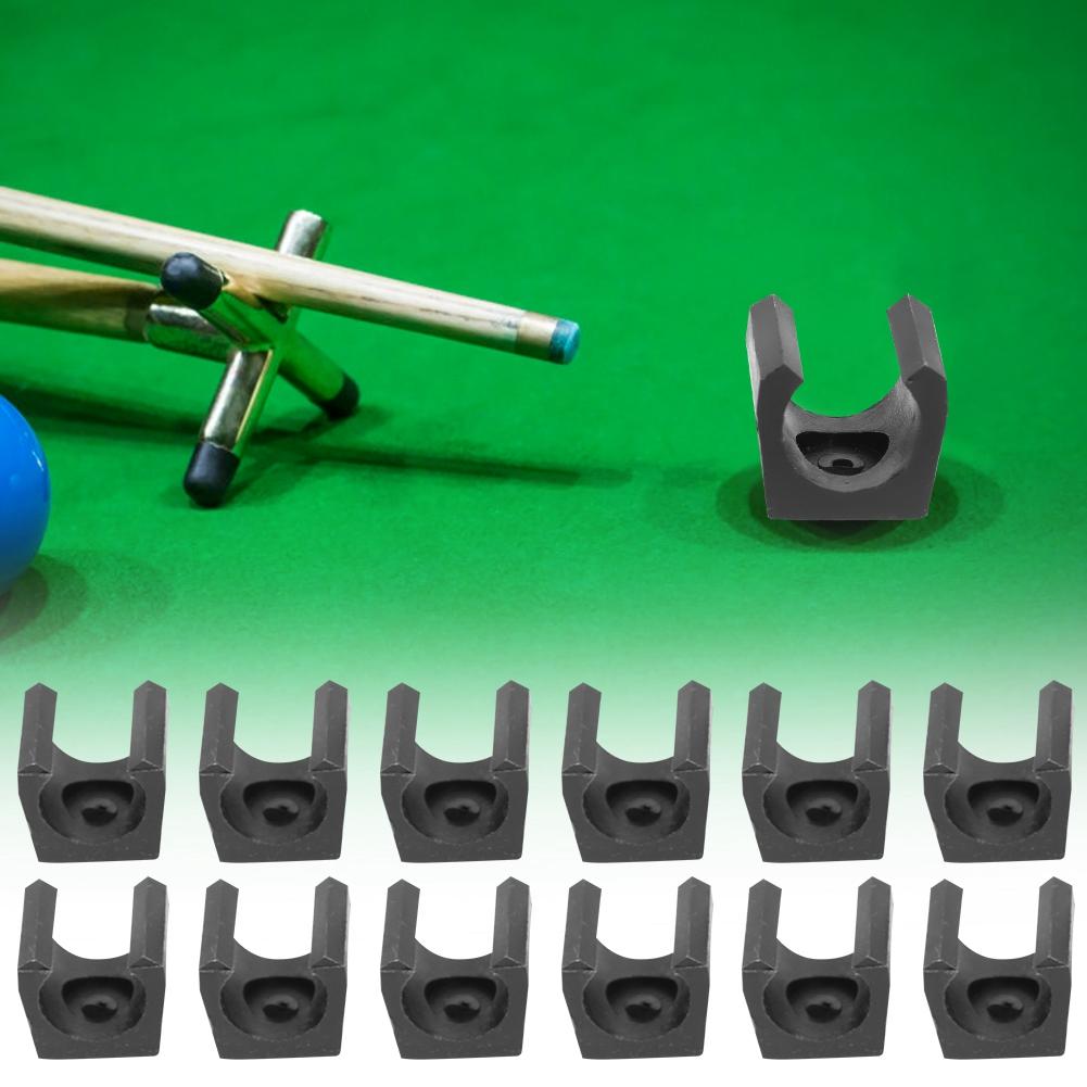 10pcs Plastic Billiards Pool Single Holder Mini Rod Organizer Carrier Accessory (Middle)