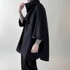 Herren Frühling und Sommer Übergröße Dünn Einfarbig Locker Vintage Sieben-Punkt Eisseide Ärmel