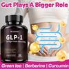 GLP-1 Supplement with Berberine, Green Tea Leaf Extract, Curcumin & More, supply Vitality And Energy, Insulin Health, Gut Health,Fast-Absorbing