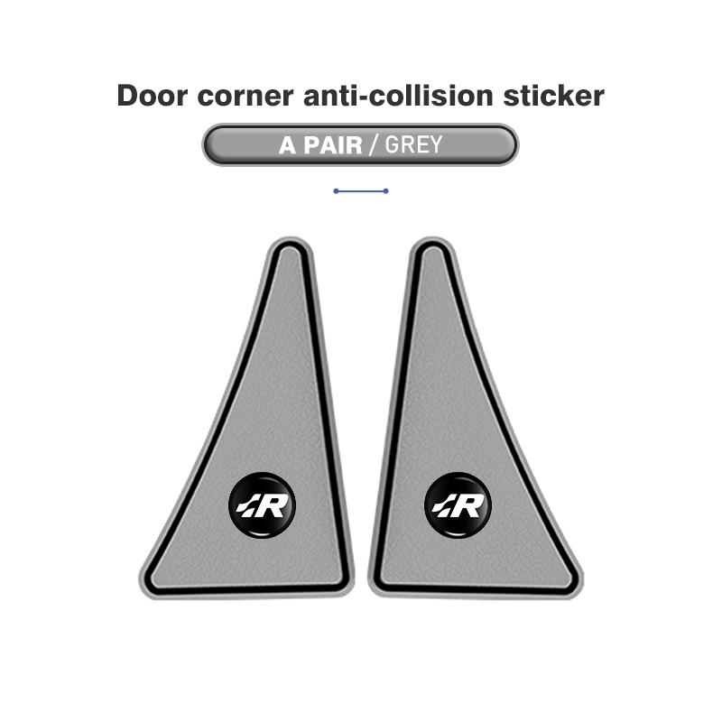 Universal Car Door Corner Anti-collision Covers Protector Sticker Accessories For Volkswagen VW Beetle CC B5 B6 B7 EOS GTI MK2 Xn4