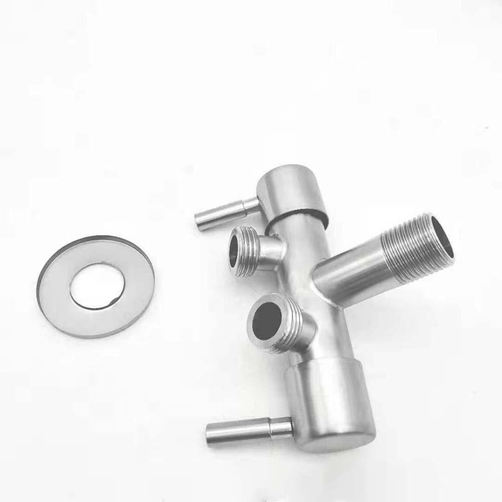 Prevent Water Leakage 3 Way Triage Valves T-Adapter Shower Tap Connector Household Hardware