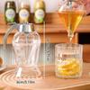 Creative Press Type Honey Jar Squeeze Bottle Plastic Sealed Jar Funnel Type Jar Syrup Pot With Sprinkling Base Jars