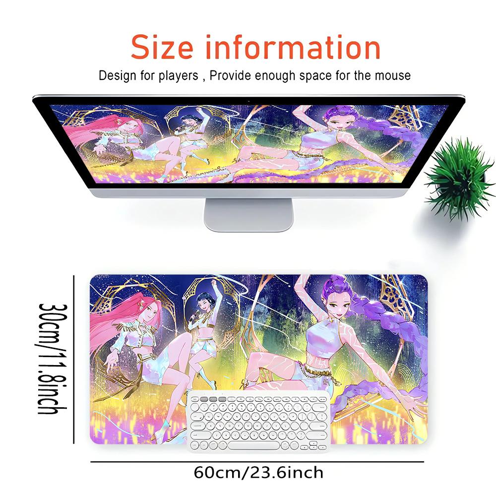 Fantasy Dance Stars Large Gaming Mouse Pad Nonslip Rubber Base Waterproof Desk Mat For Office Pc Laptop