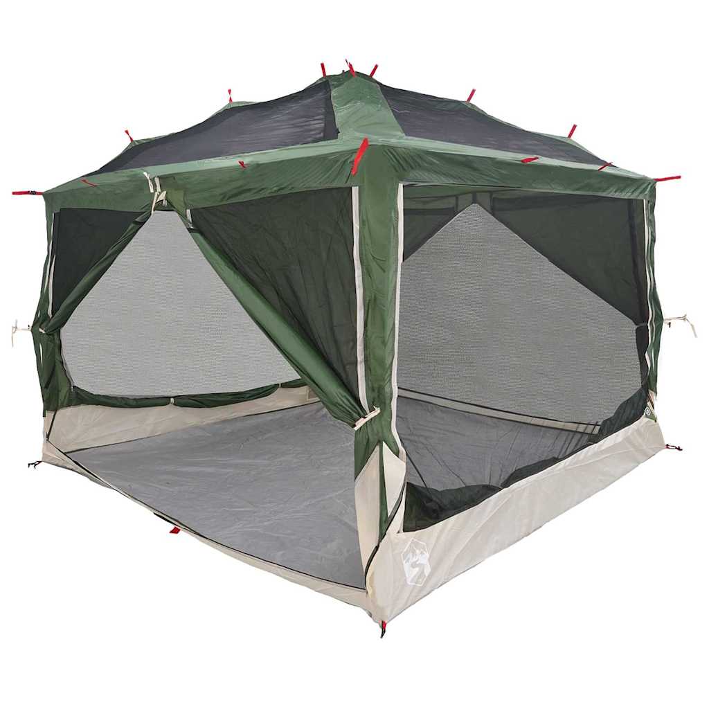 Inner Tent for 7 Persons with Roof Green and Grey 300 x 300 x 250 cm