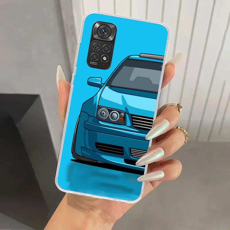 Cool MK4 MK5 Golf Car Phone Case for Xiaomi Redmi Note 15 14 14S 13 12S 12 Pro 11S 11 Plus 11T 11E 10S Soft Funda Print Shell Re