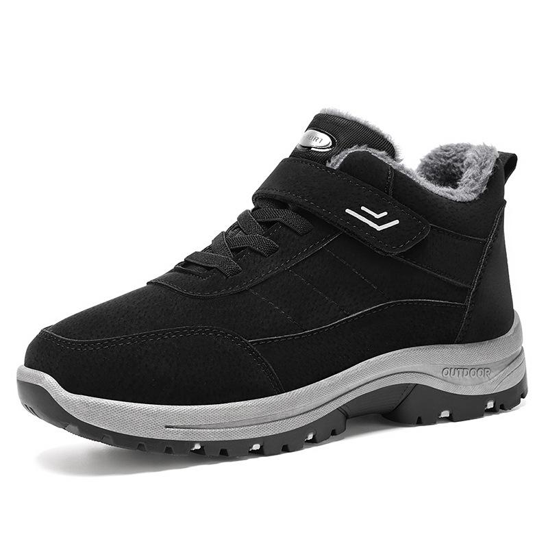 Cotton Shoes, Plus-size Women's Boots, Cold-proof Snow Boots, Fleece Thickened Ankle Boots, Cotton Boots