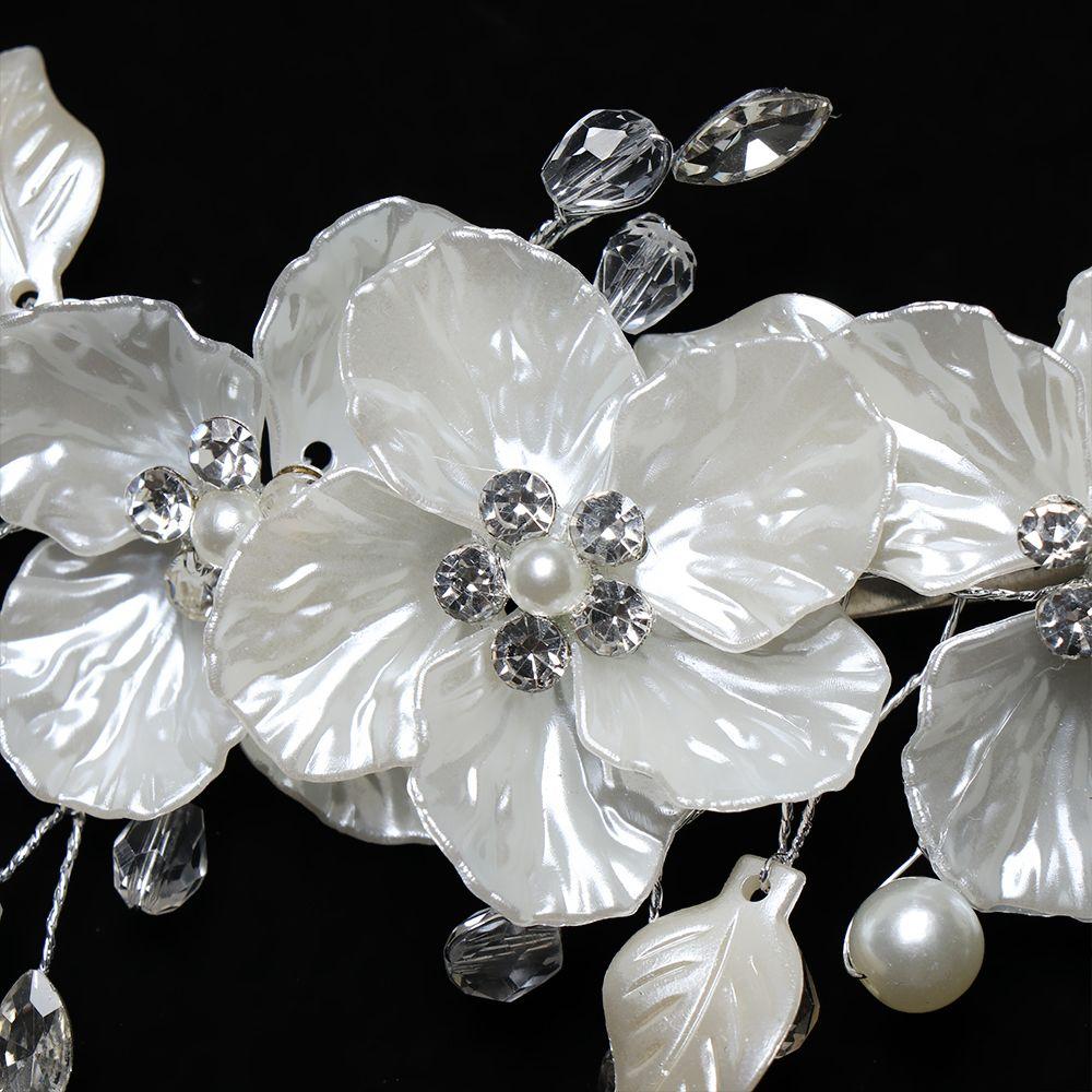 Fashion Crystal Pearl Hair Accessories Bridal Clips Hair Combs Flower Hair Pin Bridesmaid Tiara