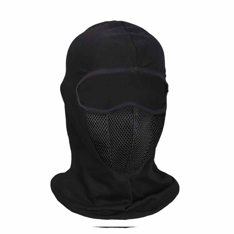 Motorsykkelmaske hodeplagg Pustende Balaclava helmaske Motorsykkel Sykkel Vindtett solkremmasker Sykkelsportshodeplagg