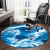 1pc M-Messi5 Carpet, Round Rug, Comfortable, Suitable for Entryways, Living Rooms, Office, And Bedrooms, Christmas Decoration