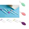 Double-sided Silicone Brush For Gentle Facial Cleansing And Circulation