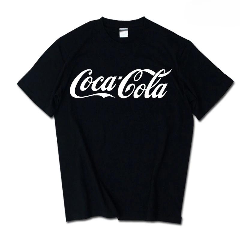 

Літні дорослі Нові INS Бренд PepsiCola Футболки Sprite CocaCola Чоловічі Жіночі 100% Бавовна Вільний М який Пара Мода Дихаючий L