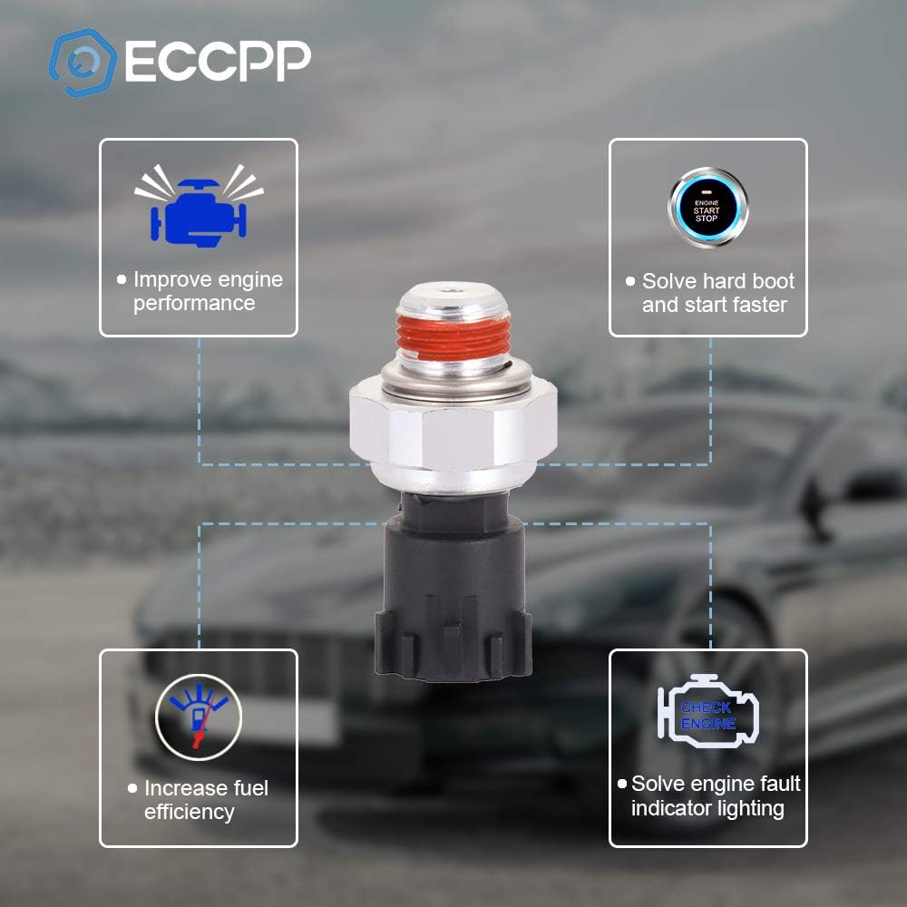 ECCPP Oil Pressure Sensor Switch Connector Sender Fits For 2009 For Buick Allure,2009 For Buick LaCrosse,2009-2015 For Cadillac CTS,2009-2014 For