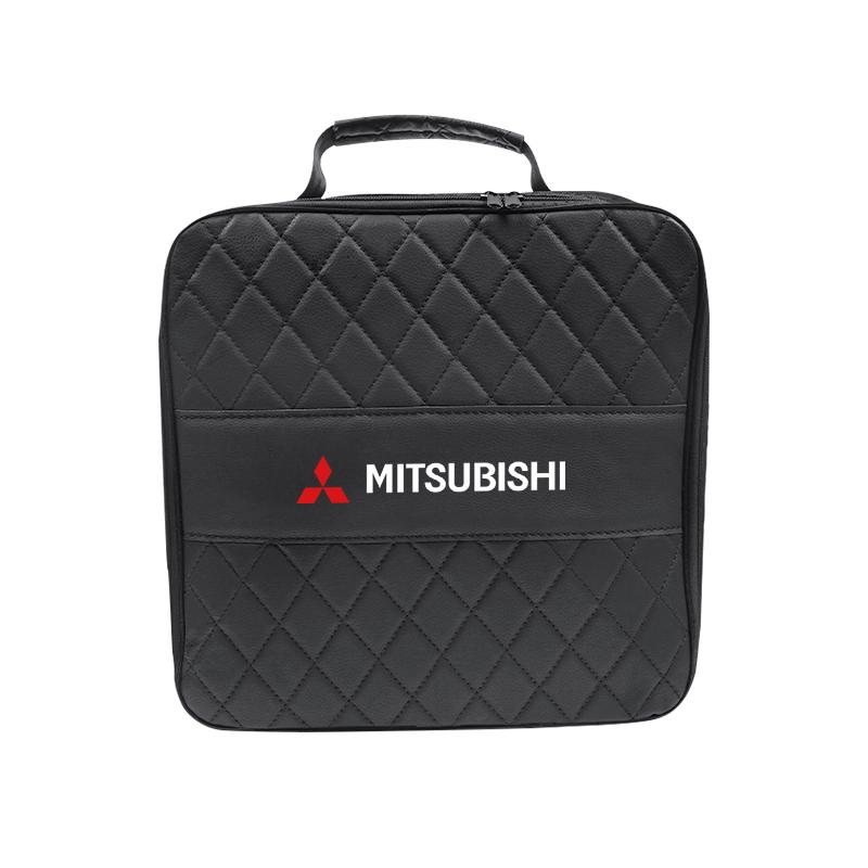 Car Interiors Car Charging Cable Storage Carry Bag Organizer Box For Mitsubishi Lancer Ralliart ASX Mirage Pajero Xpander EQ1