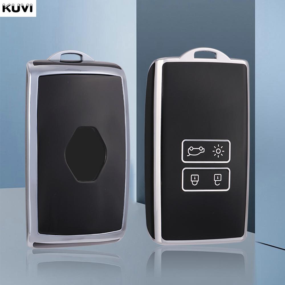 Tpu Car Key Cover Case Shell Fob For Renault Captur Megane Talisman Espace Clio Zoe Koleos Scenic 4 Arkana Dacia Sandero Card