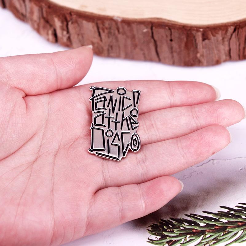 Rock Band Logo Badge Music Graffiti Enamel Pin Fans Gift Accessory