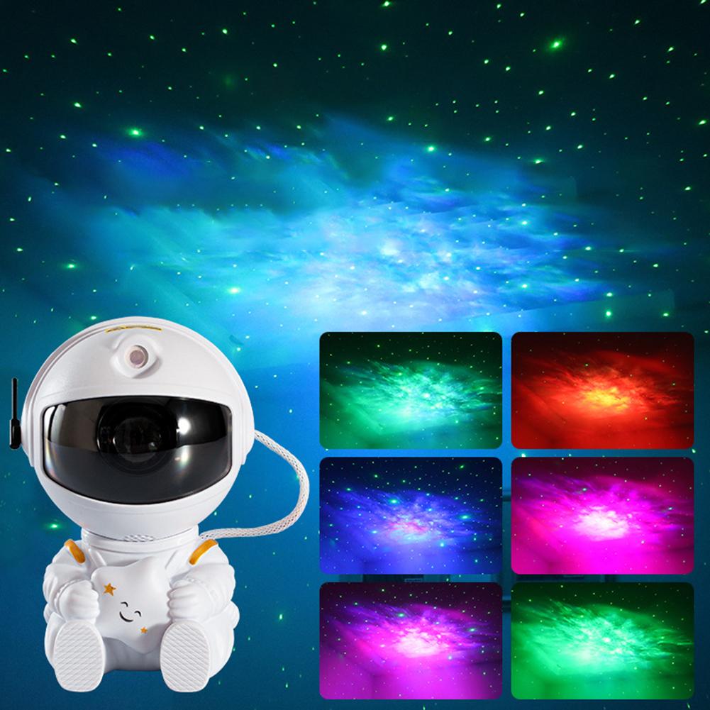 Galaxy Star Astronaut Projector Light Starry Sky Porjectors Lamp Decoration Bedroom Room LED Night Light Children Gifts