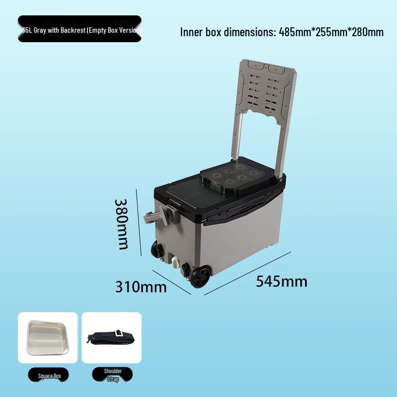 Wingning 35L Multifunktionale Isolierte Angelbox mit Rutenhalter
