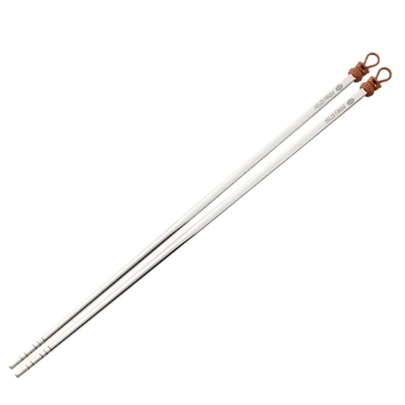 316 Stainless Steel Long Chopsticks Frying High-temperature Resistant Tableware Kitchen Hot Pot Anti-scald Serving Chopsticks
