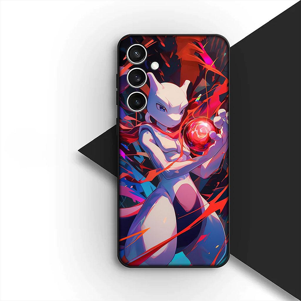 Phone Cover for Xiaomi Redmi Note 14 13 Pro Plus ProPlus 14C A4 13C Pro+ 5G Casing Case Mewtwo P-Pokemons Mew two P-Pikachus