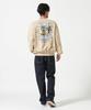 Avirex Flight Mechanic Crew Neck Sweat Flight Mechanic Crew Neck Size (WEB&DEPOT Exclusive) Men's Sweatshirt, M, 040, Beige, 783-4932005