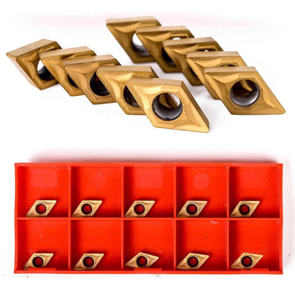 4Pcs Lathe Boring Bar Turning Tool Holder 10pcs DCMT070204 Indexable Carbide Inserts And Wrenches Metal Lathe Cutting Tools