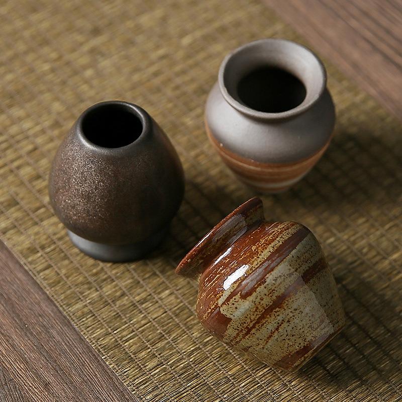 Japanese Bamboo Matcha Whisk Set - Zen Tea Ceremony Tools with Coarse Clay Whisk & Bowl, Traditional Gift for Tea Lovers