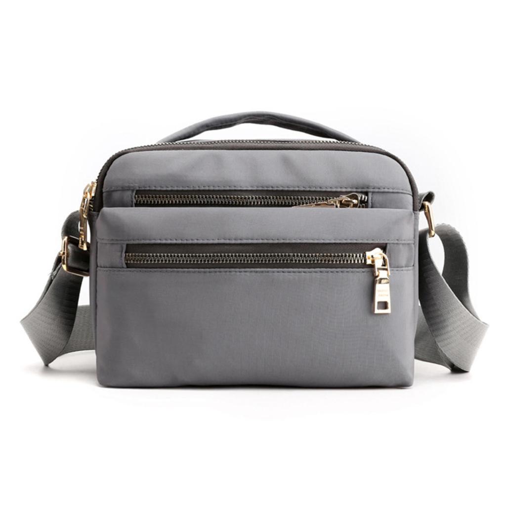 Women Waterproof Nylon Crossbody Shoulder Bags Casual Large Capacity Travel Clutch Bag Female Solid Color Multi-pocket Handbag