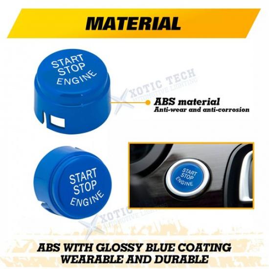 For BMW 5 Series F10 F11 F07 535i Start Stop Engine Switch Button Replace Cover