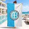 Atletico Belgrano Crest Beach Towel, Quick-drying, Easy to Care for, Suitable for Both Fitness and Beach Vacations,Sports Essential