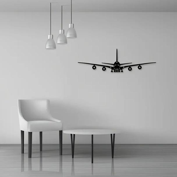40cm Metal Boeing Airplane Wall Art & Decor