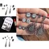 2 Style Vintage Stainless Natural Crystal Stud Earring Set Hypoallergenicearrings Jewelry Gifts