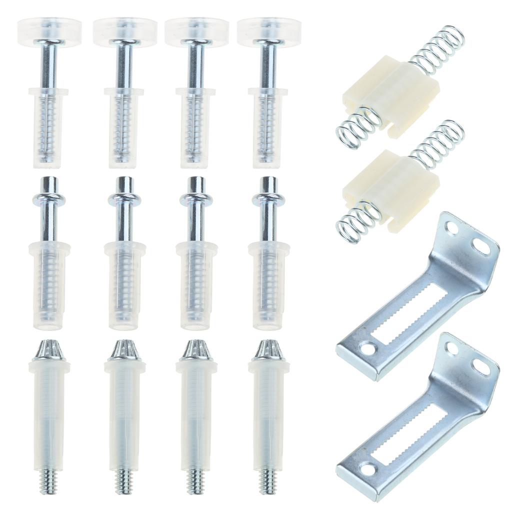 Door Hardware Repair Kit Bi-Fold Door Hinges Stainless Steel Top Pivots Bi-Fold Door Hardware Repair Replacement Kit