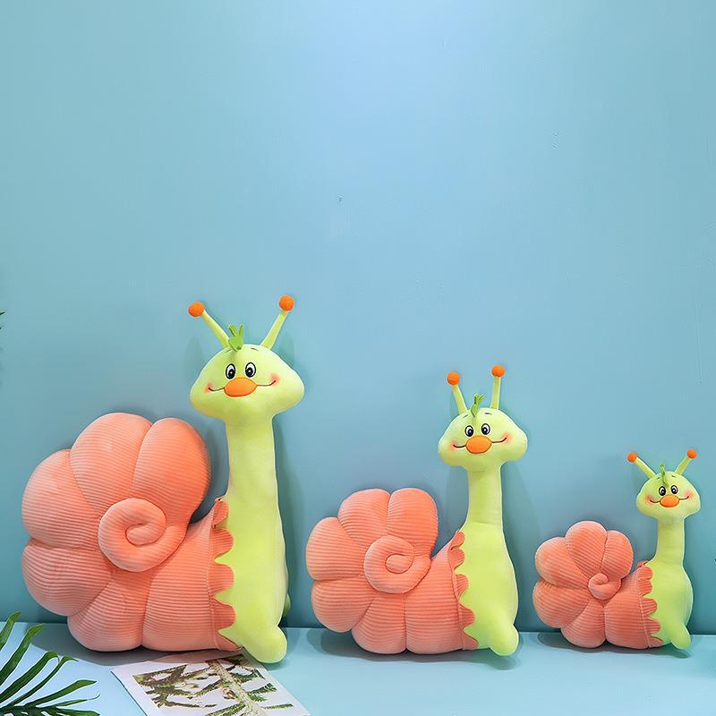Cute snail snail doll plush toy girl bed sleeping doll cute home decoration