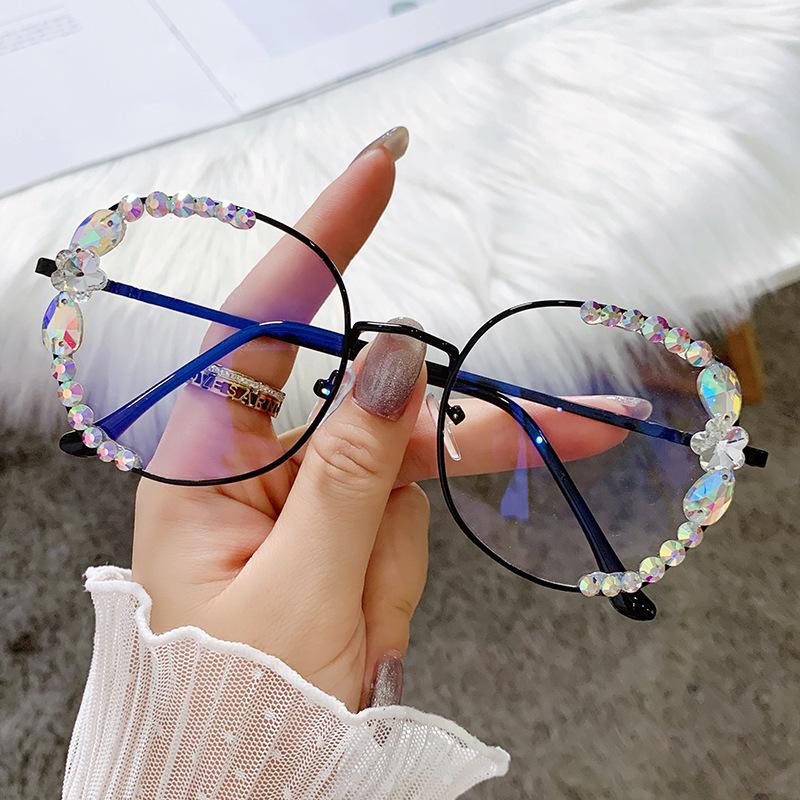 Diamond-infused Anti Blue Light Fatigue Men and Women Computers Protect Planes Without Any Limitations Playing with Mobile Phones To Protect Eyes