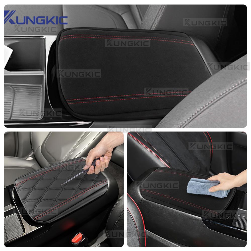 Car Armrest Box Cover For Hyundai Tucson NX4 2025 2026 Central Control Armrest Container Pad Auto Tucson 2025 Accessories