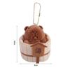 Japanese Style Capybara Plush Dolls Bathtub Cartoon Doll Pendant Fashion Capybara Keychain  Boy