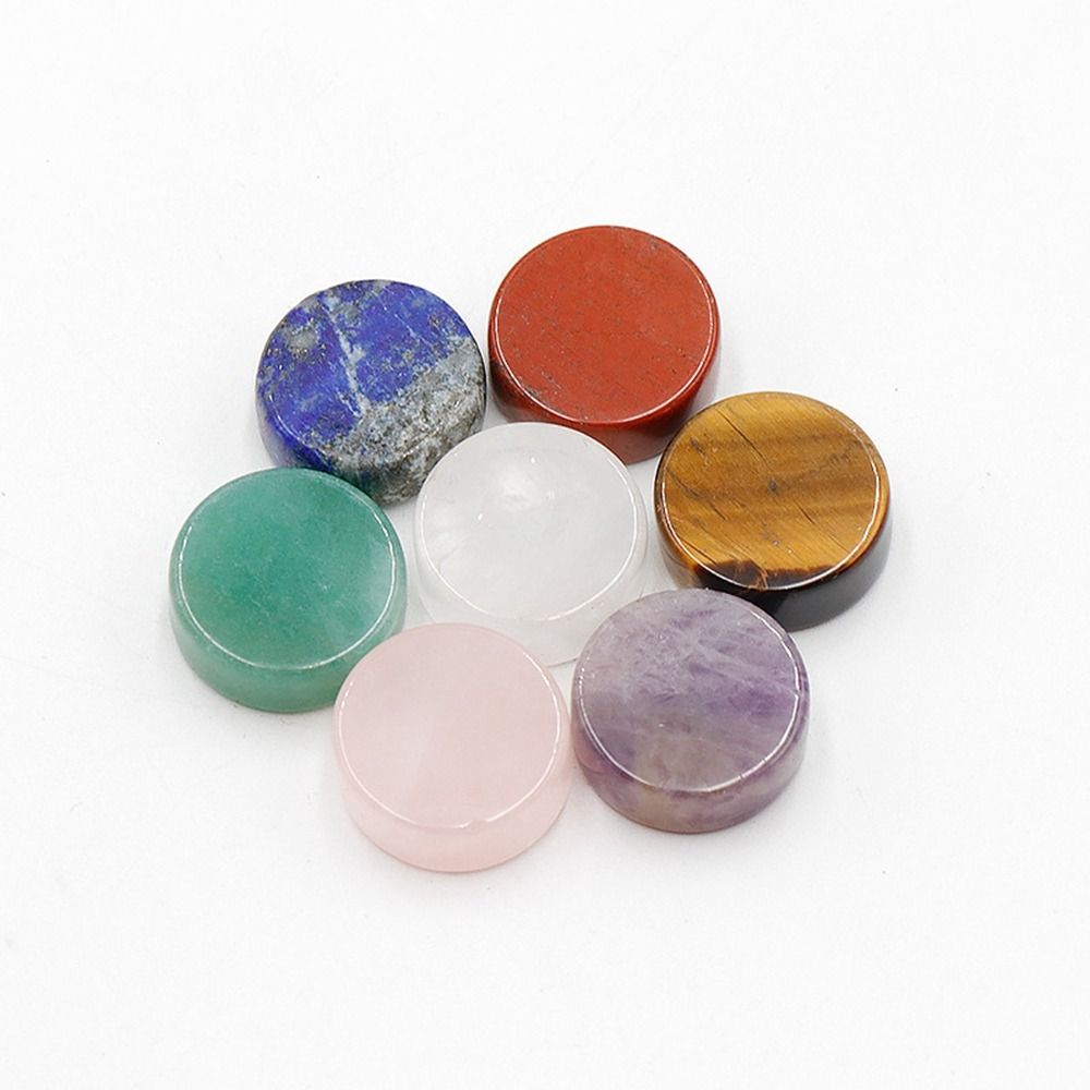 7 PCS/set Amethyst Seven Chakras Natural Crystal Stones Sodalite Yoga Stone Reiki Healing Gems Home