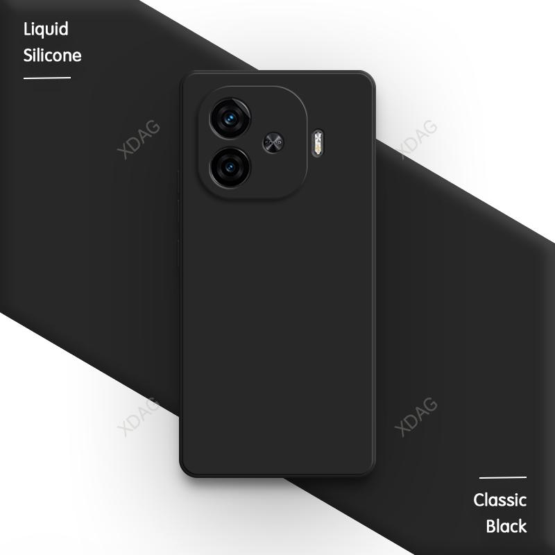 

Чехол Coque Candy Color для VIVO iQOO Z9 Turbo Z9X 5G, защитный квадратный жидкий силиконовый мягкий чехол для задней панели, аксессуары iQOO Z9 Turbo