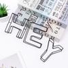 New Industrial Style Wrought Iron Alphabet Doorplate Sign Metal Hollow Letter Home Decor Cafe Adornment Photo Props Party Supply