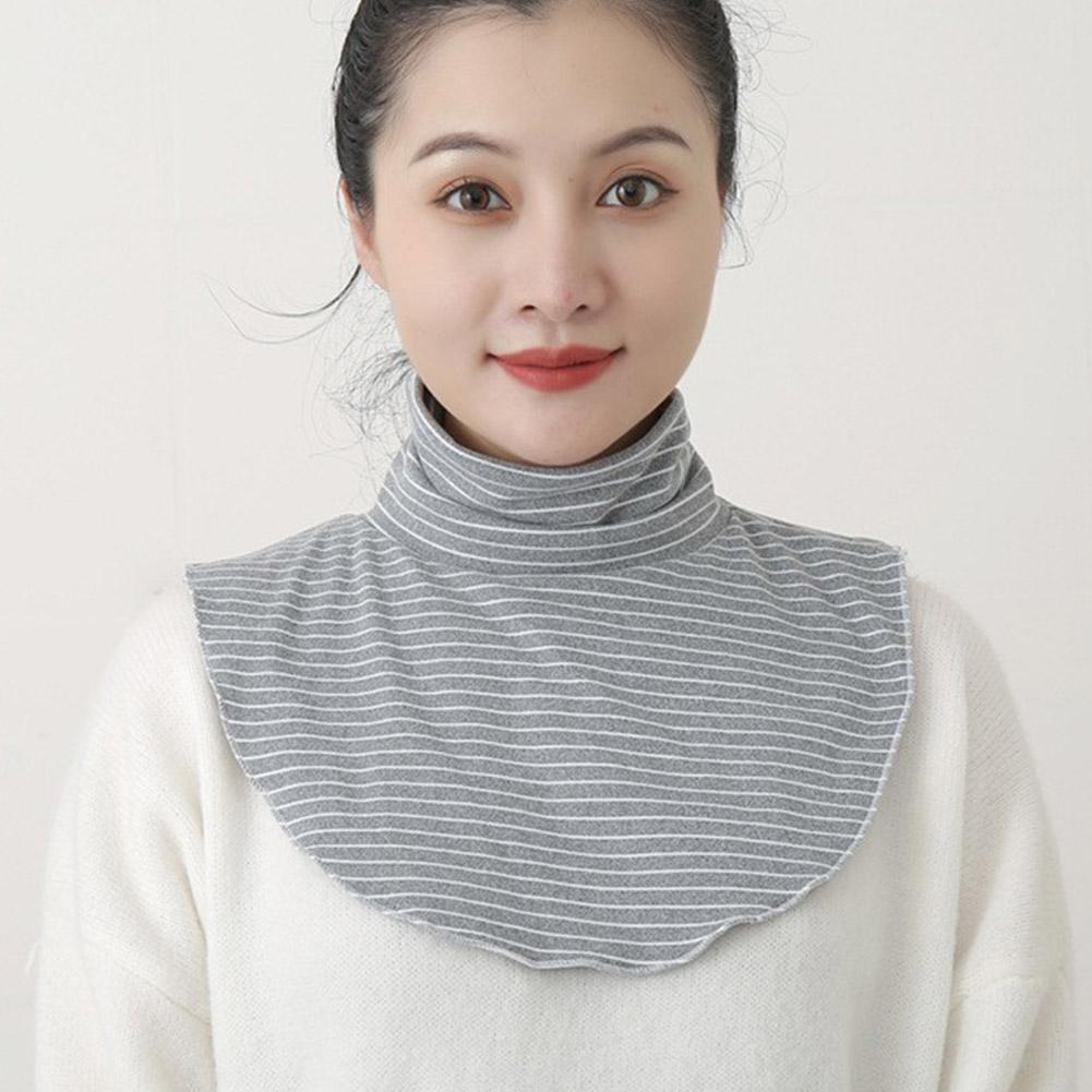 Perfect Match Women Simple Lightweight And Soft False Fake Collar Turtleneck Detachable Fake Collar Autumn Hijab Neck Warmer